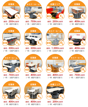 アントレサロンの会議室がお得に利用できる